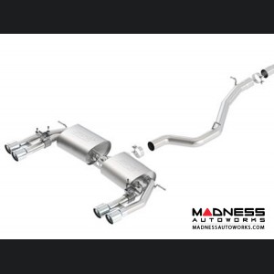 Audi S3 Performance Exhaust by Borla - Cat-Back Exhaust - S Type (2013-2015) Dual Tip