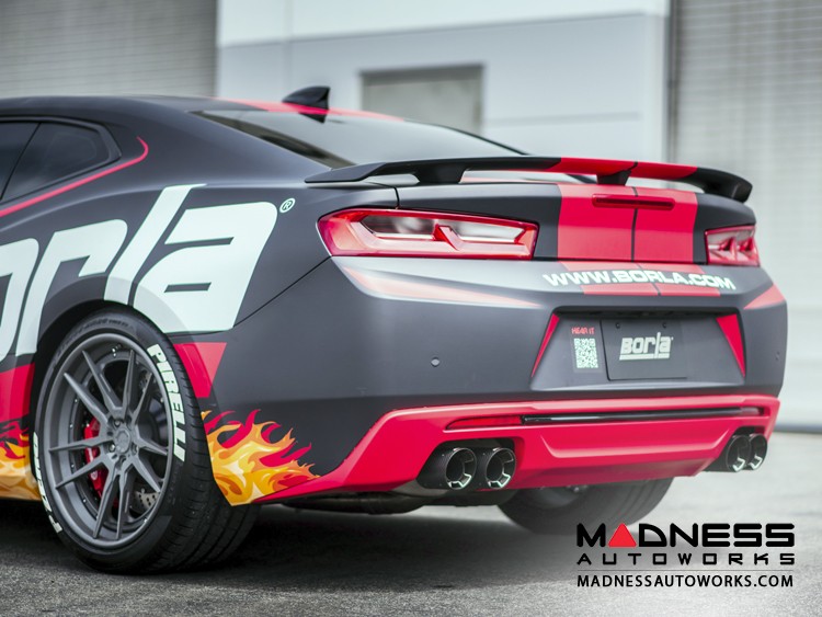 Chevrolet Camaro SS Performance Dual Mode Exhaust System by Borla - Axle-Back Exhaust w/ Dual Tips - ATAK (2016 - 2017) #11921CF