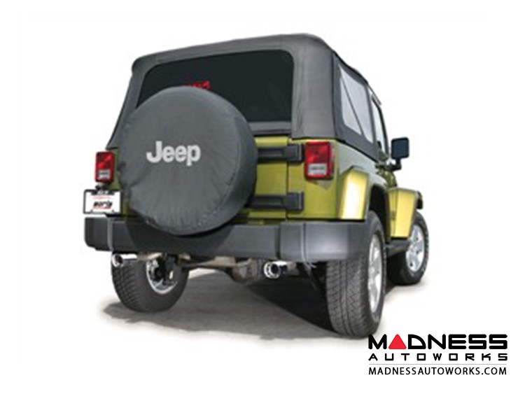 Jeep Wrangler JK (2-door) - Performance Exhaust by Borla - Cat-Back Exhaust - Touring (2007-2011)