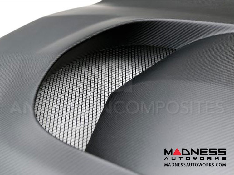 Chevrolet Corvette Carbon Fiber Hood - Stingray C7 - Anderson Composites - Dry Carbon 