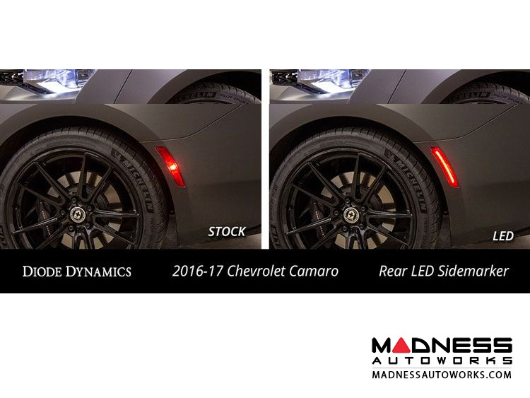 Chevrolet Camaro Side Markers - set of 2 - LED - Smoked