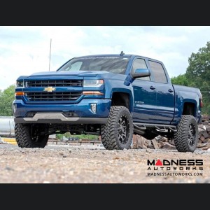 Chevy Silverado 1500 2WD Suspension Lift Kit w/ Vertex Reservoir Shocks - 7" Lift - Aluminum or Stamped Steel Lower Control Arms