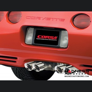 Chevrolet Corvette Exhaust System - Corsa Performance - C5 6.0L - Extreme Series - Cat Back