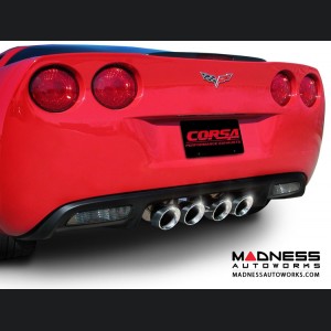 Chevrolet Corvette Exhaust System - Corsa Performance - 6.2L - Extreme Series - Axle Back - Coupe or Convertible