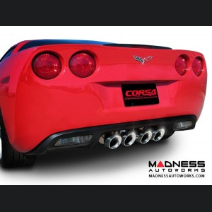 Chevrolet Corvette Exhaust System - Corsa Performance - 6.0L and 6.2L - Axle Back (Coupe/ Convertable)