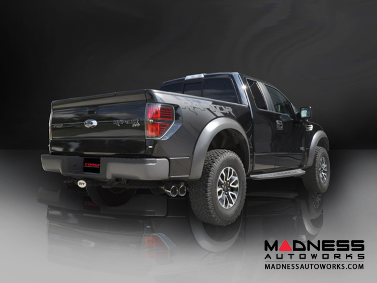 Ford F 150 6 2l Svt Raptor Extreme Exhaust System By Corsa Performance Cat Back Madness Autoworks Auto Parts And Accessories
