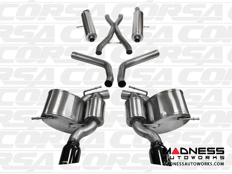 Jeep Grand Cherokee SRT 6.4L Exhaust System by Corsa Performance - Cat Back 