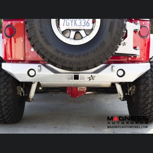 Jeep Wrangler JK by Crawler Conceptz - Ultra Series II JK Rear Bumper with Hitch and Tabs