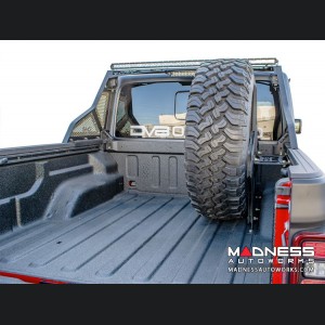 Jeep Gladiator Adjustable Stand up Tire Carrier - In-Bed by DV8