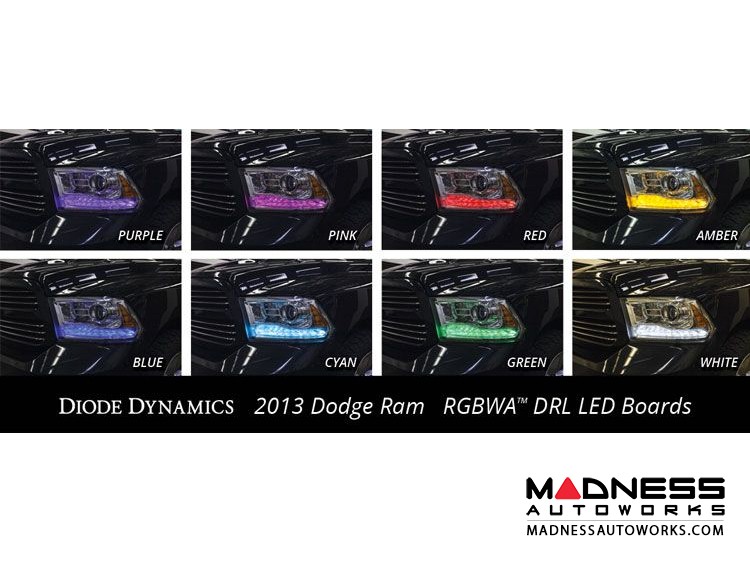 Dodge Ram Multicolor RGBWA DRL LED Boards