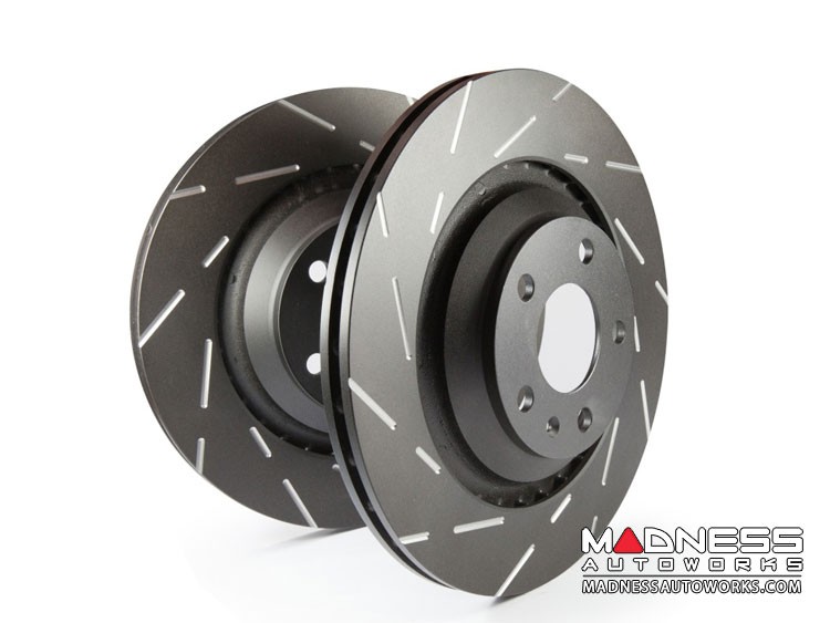Jeep Compass Brake Rotors - EBC - Front - Slotted