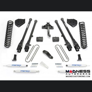 Ford F 250/ 350 4" 4 Link System w/ Performance Shocks by Fabtech (2017) 4WD