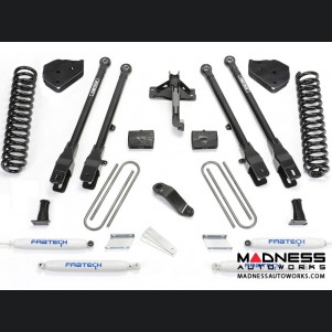 Ford F 250/ 350 6" 4 Link System w/ Performance Shocks by Fabtech (2017) 4WD