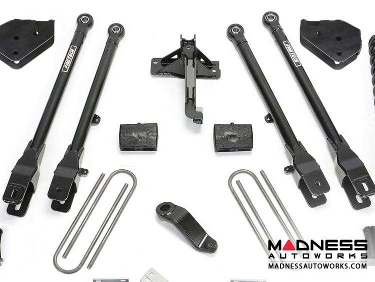Ford F 250/ 350 6" 4 Link System w/ Stealth Shocks by Fabtech (2017) 4WD
