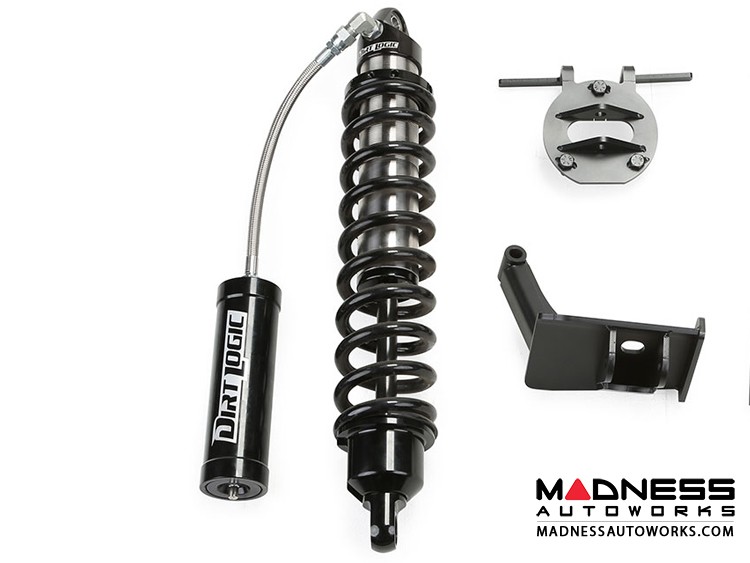 Ford F 250/ 350 6" Front Coilover Conversion w/ Dirt Logic 2.5 Resi Shocks by Fabtech (2017) 4WD