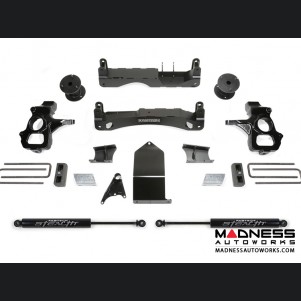 Chevrolet Silverado 1500 4" Basic Cross Member System w/ Stealth Shocks by Fabtech - 2WD/ 4WD (2014 - 2017)