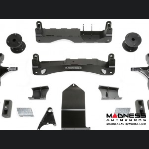 Chevrolet Silverado 1500 4" Basic Cross Member System w/ Stealth Shocks by Fabtech - 2WD/ 4WD (2014 - 2017)