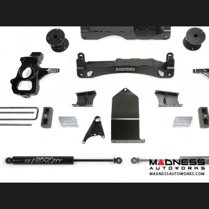 Chevrolet Silverado 1500 4" Basic Cross Member System w/ Stealth Shocks by Fabtech - 2WD/ 4WD (2014 - 2017)