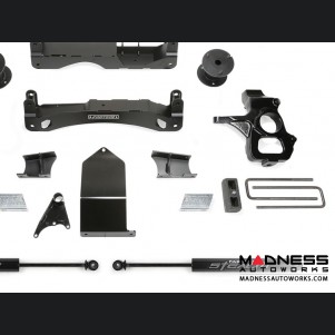 Chevrolet Silverado 1500 4" Basic Cross Member System w/ Stealth Shocks by Fabtech - 2WD/ 4WD (2014 - 2017)