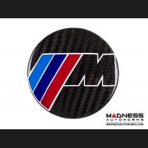 BMW M-Power Carbon Fiber Badge Cover Kit - Feroce