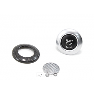 BMW E81/ E82/ E87/ E88 1 Series Start/Stop Button Cover - Carbon Fiber