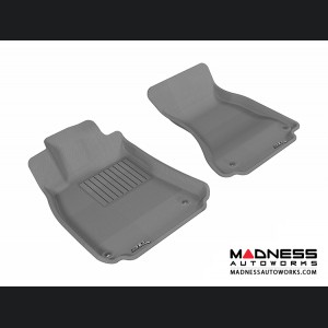 Audi A4/ S4/ RS4/ A5/ S5 Floor Mats (Set of 2) - Front - Gray by 3D MAXpider (2009-2015)