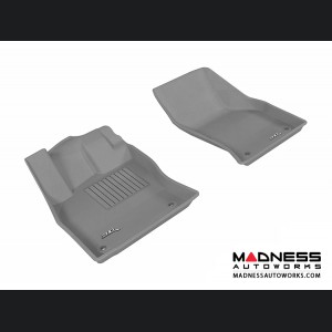 Audi A3/ S3 Floor Mats (Set of 2) - Front - Gray by 3D MAXpider (2015-)