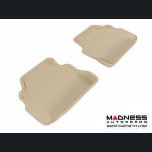 BMW 3 Series Coupe (E92) Floor Mats (Set of 2) - Rear - Tan by 3D MAXpider