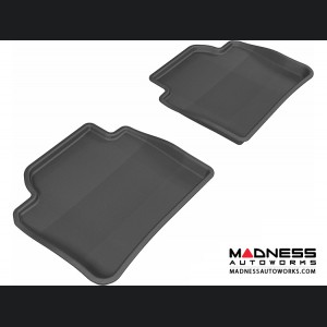 BMW 3 Series (F30)/ 4 Series (F36) Floor Mats (Set of 2) - Rear - Black by 3D MAXpider