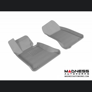 BMW 5 Series (E60) Floor Mats (Set of 2) - Front - Gray by 3D MAXpider