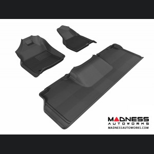 Dodge RAM 2500/ 3500 Mega Cab Floor Mats (Set of 3) - Black by 3D MAXpider
