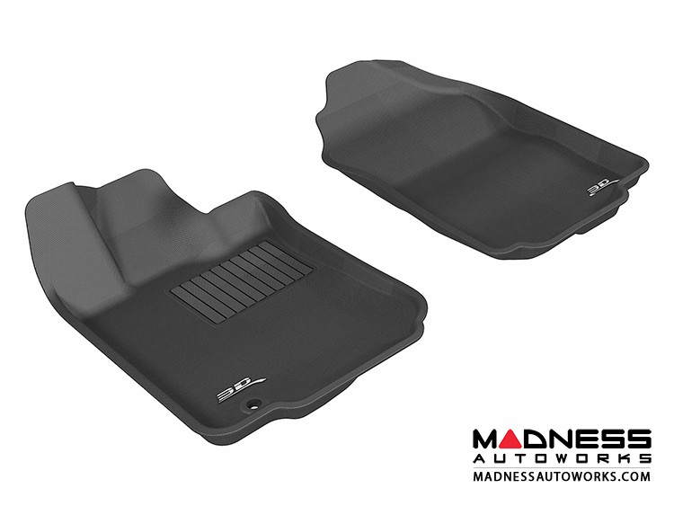 Ford Fusion Floor Mats (Set of 2) - Front - Black by 3D MAXpider