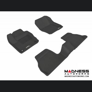 Ford Focus Floor Mats (Set of 3) - Black by 3D MAXpider