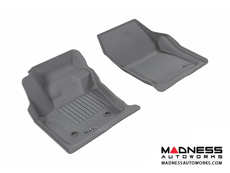 Ford Fusion Floor Mats (Set of 2) - Front - Gray by 3D MAXpider