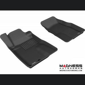 Ford Mustang Floor Mats (Set of 2) - Front - Black by 3D MAXpider