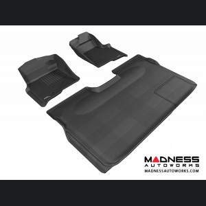 Ford F-150 Supercrew Floor Mats (Set of 3) - Black by 3D MAXpider