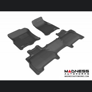 Ford Expedition Floor Mats (Set of 3) - Black by 3D MAXpider