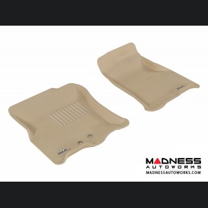Ford Expedition Floor Mats (Set of 2) - Front - Tan by 3D MAXpider