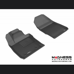 Ford Fiesta Hatchback Floor Mats (Set of 2) - Front - Black by 3D MAXpider