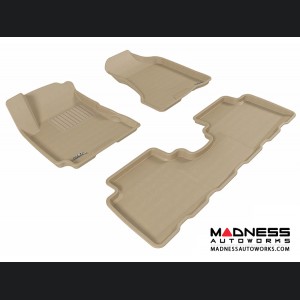 Hyundai Tucson Floor Mats (Set of 3) - Tan by 3D MAXpider