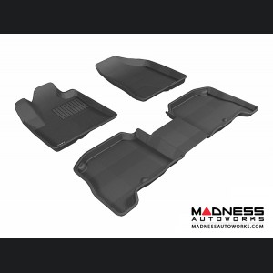 Hyundai Santa Fe Floor Mats (Set of 3) - Black by 3D MAXpider