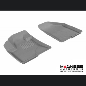 Hyundai Veracruz Floor Mats (Set of 2) - Front - Gray by 3D MAXpider