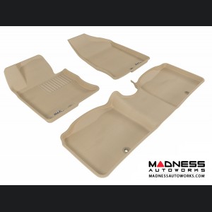 Hyundai Azera Floor Mats (Set of 3) - Tan by 3D MAXpider