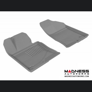 Hyundai Sonata Floor Mats (Set of 2) - Front - Gray by 3D MAXpider