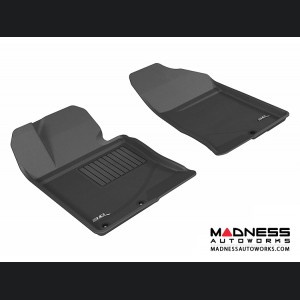 Hyundai Sonata Floor Mats (Set of 2) - Front - Black by 3D MAXpider