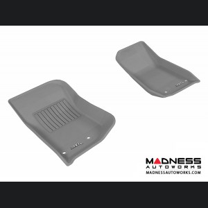 Jeep Wrangler / Unlimited Floor Mats (Set of 2) - Front - Gray by 3D MAXpider