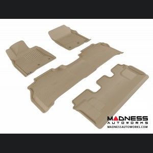 Lexus LX570 Floor Mats (Set of 4) - Tan by 3D MAXpider