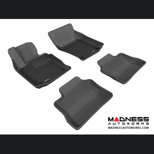 Porsche Panamera Floor Mats (Set of 4) - Black by 3D MAXpider