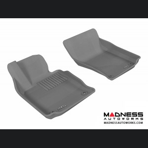 Porsche Panamera Floor Mats (Set of 2) - Front - Gray by 3D MAXpider