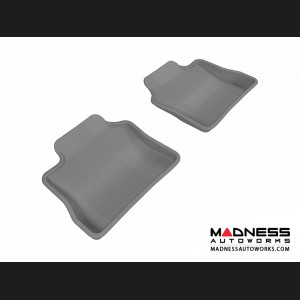 Porsche Panamera Floor Mats (Set of 2) - Rear - Gray by 3D MAXpider
